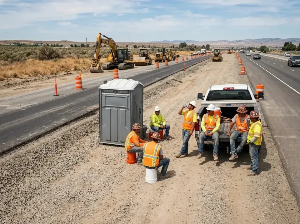highway-road-construction-crew-007 — frequently asked questions, Porta Potty and Restroom Rentals in Deatsville, AL